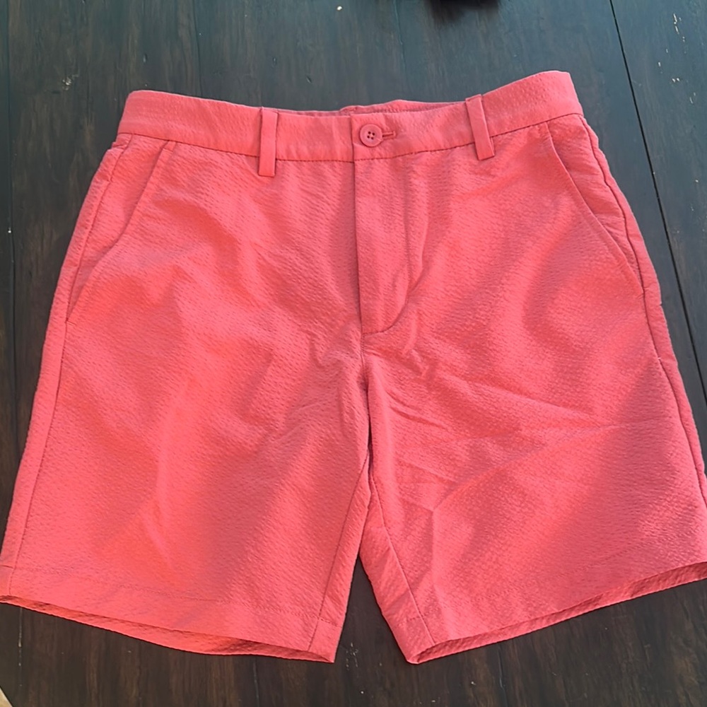 Vineyard Vines Coral Flat Front Shorts